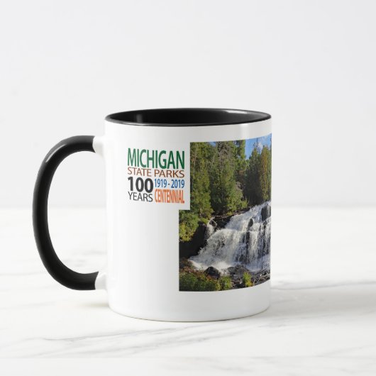 Michigan Parks Centennial - Bond Falls Tasse (Links)