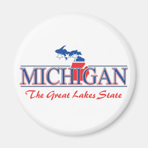 Michigan Patriotic Magnets Magnet