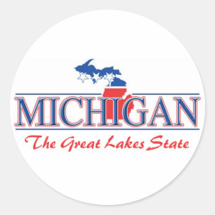 Michigan Patriotic Stickers