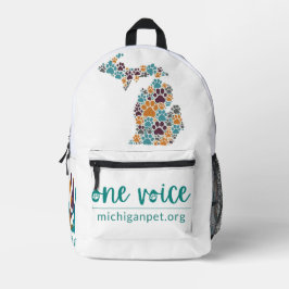 Michigan Paw druckt einen Voice-Backpack Bedruckter Rucksack