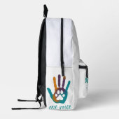 Michigan Paw druckt einen Voice-Backpack Bedruckter Rucksack (Links)