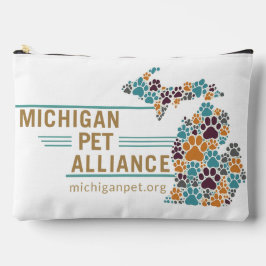 Michigan Paw druckt einen Voice Travel Pouch Zubehörtasche