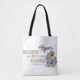 Michigan Paw Prints Tragetaschen Tasche