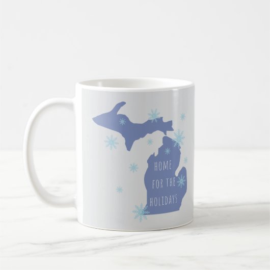 Michigan Personalized Name Holiday Mug Kaffeetasse (Links)