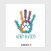 Michigan Pet Alliance Maßgeschneiderte Vinyl Stick Aufkleber (Blatt)