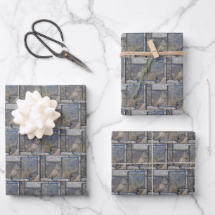 Michigan-Petoskey-Stein-Design Geschenkpapier Set