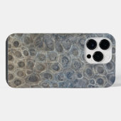 Michigan Petoskey Stein Design iPhone Hülle (Rückseite (Horizontal))