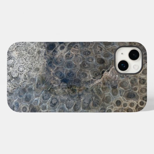 Michigan Petoskey Stone Design Case-Mate iPhone Hülle (Rückseite (Horizontal))