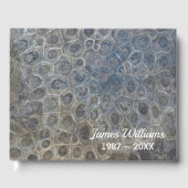 Michigan Petoskey Stone Design Gästebuch (Vorderseite)