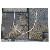 Michigan Petoskey Stone Design Große Geschenktüte (Vorderseite)