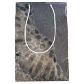 Michigan Petoskey Stone Design Mittlere Geschenktüte (Vorderseite)