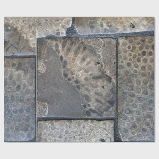 Michigan Petoskey Stone Geschenkpapier (Flach)