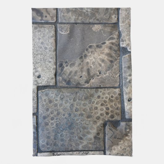 Michigan Petoskey Stone Geschirrtuch (Vertikal)