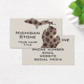 Michigan Petoskey Stone Great Lake Staaten (Schreibtisch)
