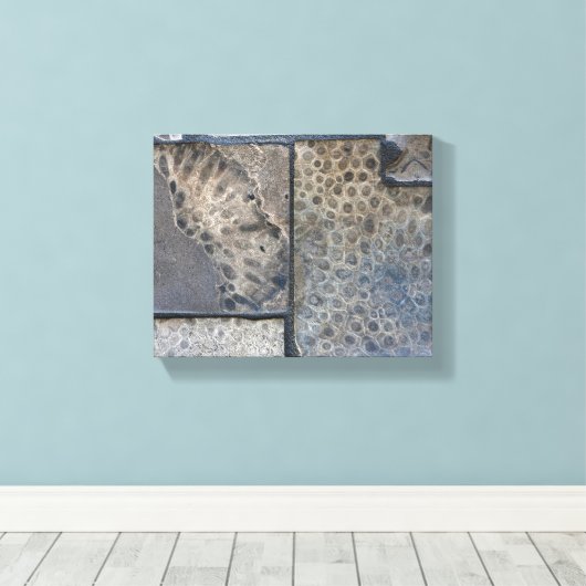 Michigan Petoskey Stone Leinwanddruck (Insitu (Holzboden))