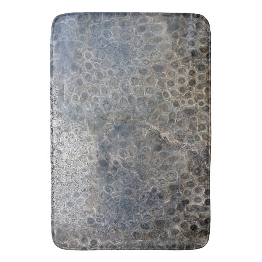 Michigan Petoskey Stone Pattern Badematte (Vorderseite Vertikal)