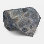 Michigan Petoskey Stone Pattern Krawatte (Gerollt)