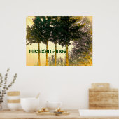Michigan Pines Poster (Küche)