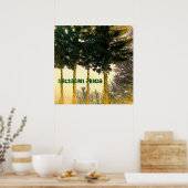 Michigan Pines Poster (Küche)