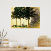 Michigan Pines Poster (Küche)
