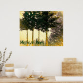 Michigan Pines Poster (Küche)