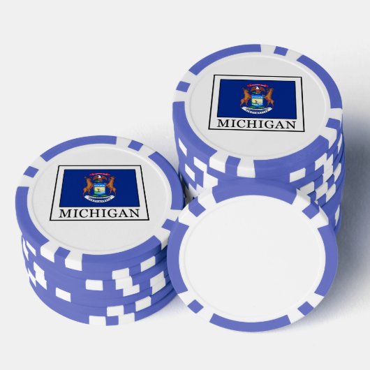 Michigan Pokerchips (Stapel)