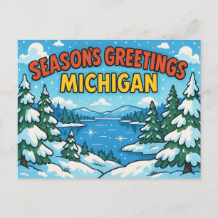 MICHIGAN Postcard Postkarte