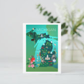 Michigan Postcard Postkarte (Stehend Vorderseite)