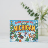 MICHIGAN Postcard Postkarte (Stehend Vorderseite)