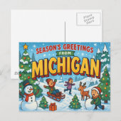 MICHIGAN Postcard Postkarte (Vorne/Hinten)