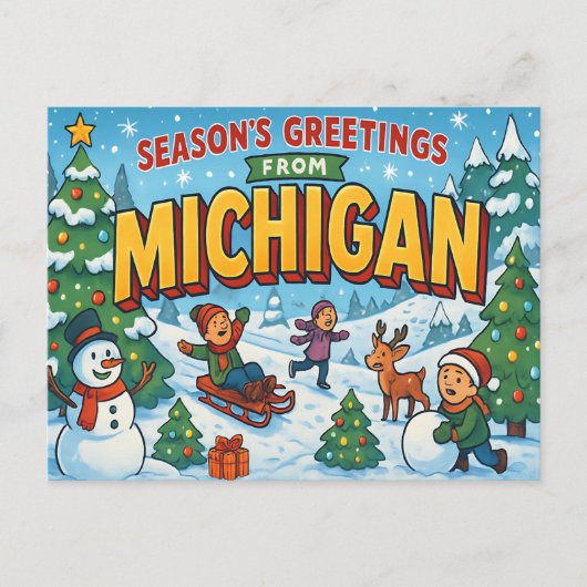 MICHIGAN Postcard Postkarte (Vorderseite)