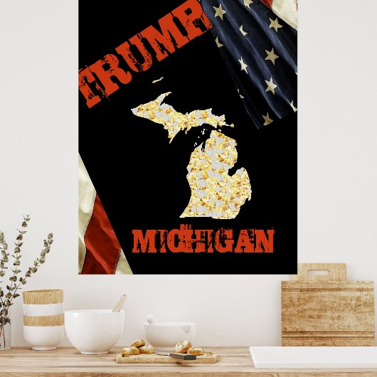 MICHIGAN POSTER (Küche)