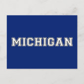 Michigan Postkarte (Vorderseite)