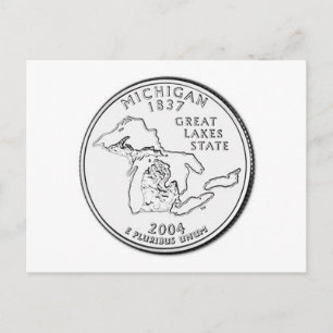Michigan Postkarte