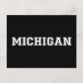 Michigan Postkarte (Vorderseite)