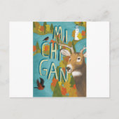 Michigan Postkarte (Vorderseite)