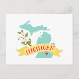 Michigan Postkarte