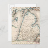 Michigan Postkarte (Vorne/Hinten)