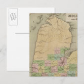 Michigan Postkarte (Vorne/Hinten)