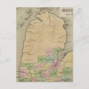 Michigan Postkarte