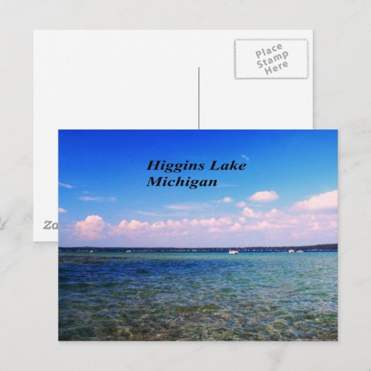 Michigan Postkarte (Vorne/Hinten)