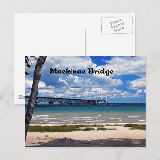 Michigan Postkarte (Vorne/Hinten)