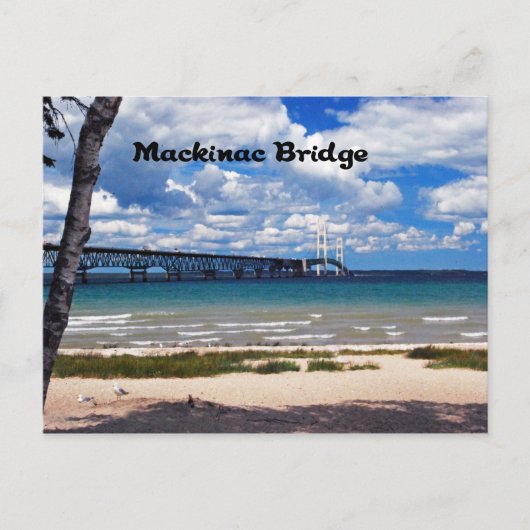 Michigan Postkarte (Vorderseite)