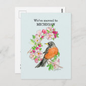 Michigan Postkarte (Vorne/Hinten)