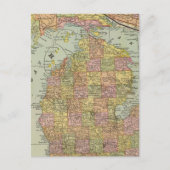 Michigan Postkarte (Vorderseite)