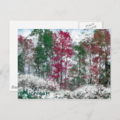Michigan Postkarte (Vorne/Hinten)