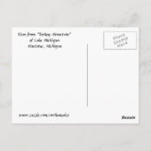 Michigan Postkarte (Rückseite)