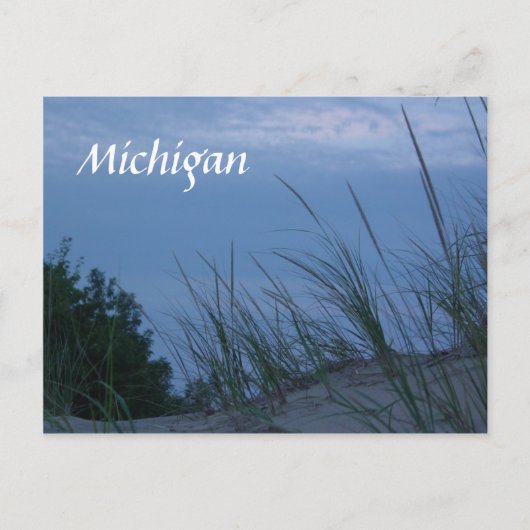 Michigan Postkarte (Vorderseite)