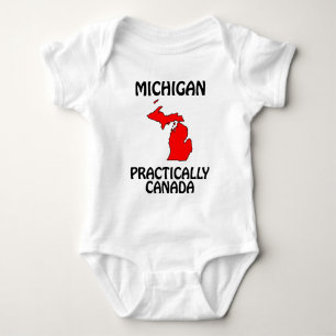 Michigan - Praktisch Kanada Baby Strampler