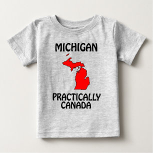 Michigan - Praktisch Kanada Baby T-shirt